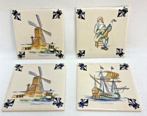 Vintage delft polychrome - vintage,